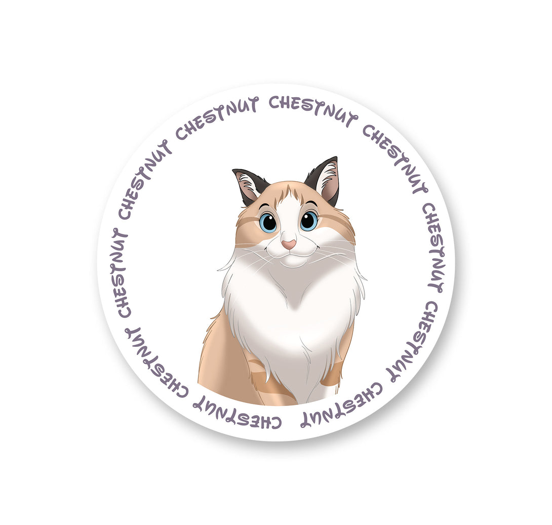 personalized custom purple circular name rug featuring cartoon portrait of pet, perfect for pet lovers