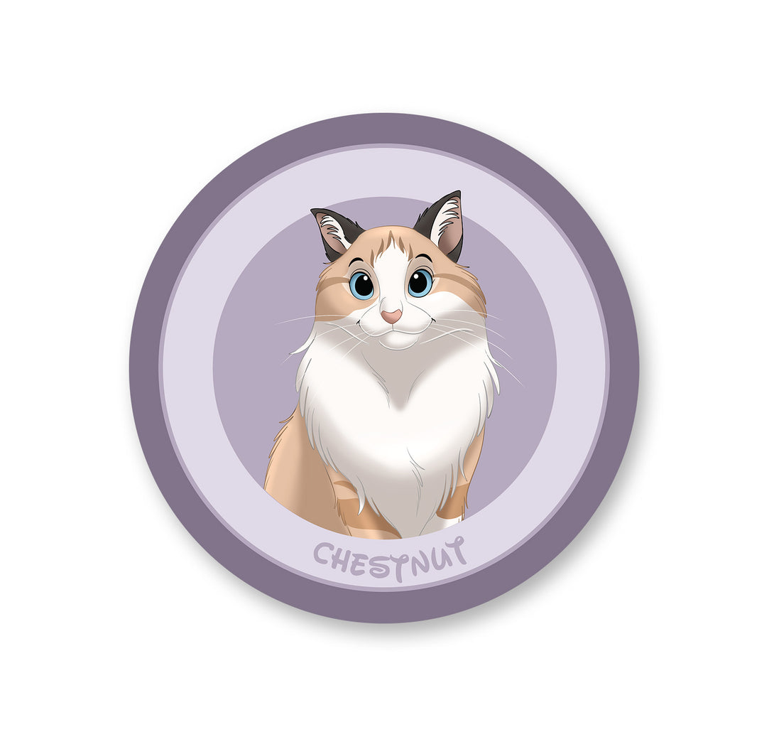 personalized custom purple rug featuring cartoon portrait of pet, perfect for pet lovers

